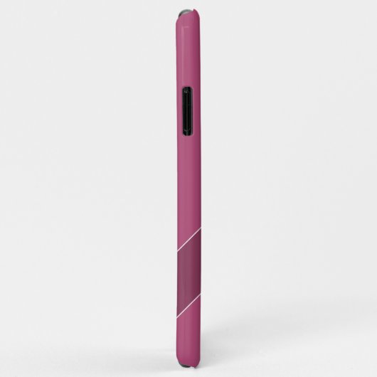 Coques Case-Mate iPhone Nom simple et élégant uniquement Mulberry violet à (Dos/Droite)