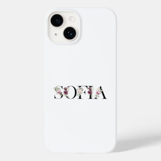 Coques Case-Mate iPhone Nom Sofia. (Verso)