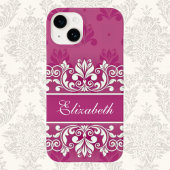 Coques Case-Mate iPhone Nom tourbillon Damask rose