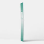 Coques Case-Mate iPhone Nom Turquoise manuscrit fractal moderne (Verso / Droite)