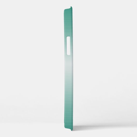 Coques Case-Mate iPhone Nom Turquoise manuscrit fractal moderne (Verso / Droite)