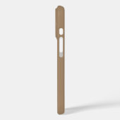 Coques Case-Mate iPhone Noms personnalisés beige (Verso / Gauche)