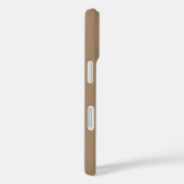 Coques Case-Mate iPhone Noms personnalisés beige (Verso / Droite)