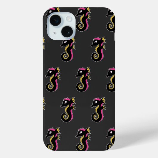 Coques Case-Mate iPhone Non Seahorse florissant (Verso)