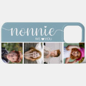 Coques Case-Mate iPhone Nonnie We Love You Photo (Verso (horizontal))