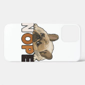 Coques Case-Mate iPhone Nope Lazy Funny French Bulldog Lover (Verso (horizontal))