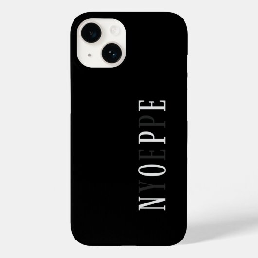 Coques Case-Mate iPhone Nope Yep minimaliste (Verso)
