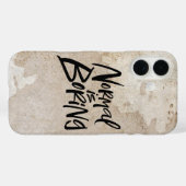 Coques Case-Mate iPhone NORMAL EST EN TRAIN D'ÉLEVER Calligraphie Grunge (Verso (horizontal))