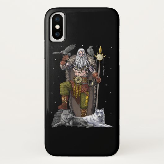 Coques Case-Mate iPhone Norse Viking Dieu Odin (Dos)