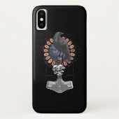 Coques Case-Mate iPhone Norse Viking Raven Hammer (Dos)
