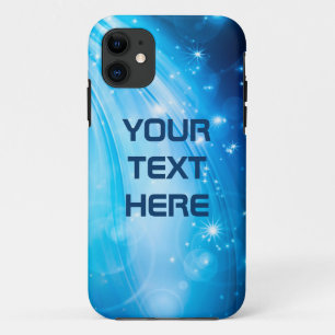 Case-Mate iPhone Case Northern Light Stars blue + votre texte et vos idé