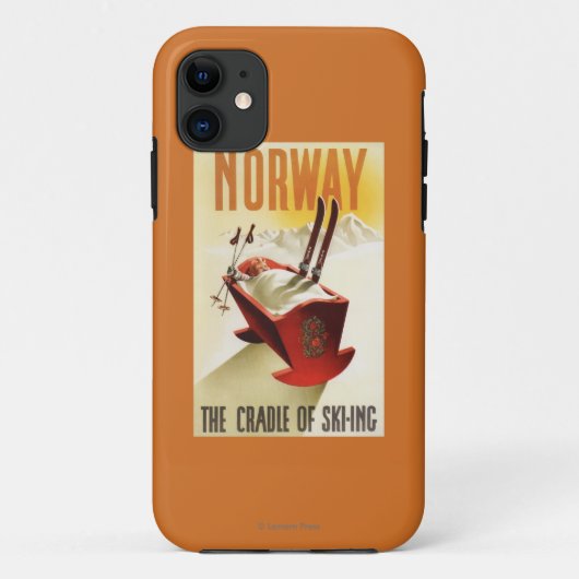 Coques Case-Mate iPhone Norvège - Le berceau du ski (Dos)