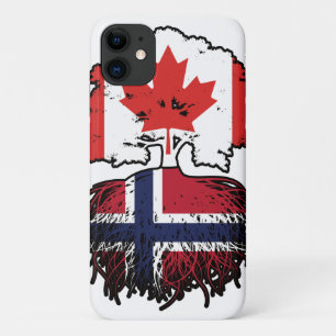 Case-Mate iPhone Case Norvège Norvégien Canadien Drapeau des racines de