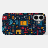 Coques Case-Mate iPhone Nostalgie Dump Grafitti Téléphone Case (Verso (horizontal))