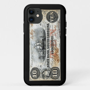 Coque Case-Mate Pour iPhone Note de dix dollars de 1860 en Caroline du Sud