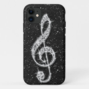 Coques Pour iPhone Note de musique en diamant pailleté brillant impri