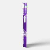 Coques Case-Mate iPhone Note de musique et talon aiguille violet scintilla (Verso / Droite)