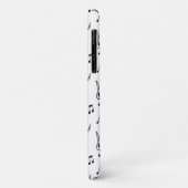 Coques Case-Mate iPhone note de musique Motif Musique Thème Treble Clef (Dos/Gauche)