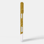 Coques Case-Mate iPhone note de musique personnalisée faux or (Verso / Droite)