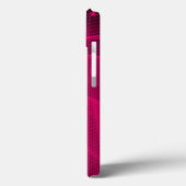 Coques Case-Mate iPhone Note de musique rose chaud brillant et talon aigui (Verso / Gauche)