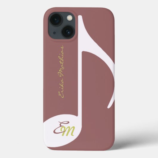 Coques Case-Mate iPhone note musicale féminine (Verso)