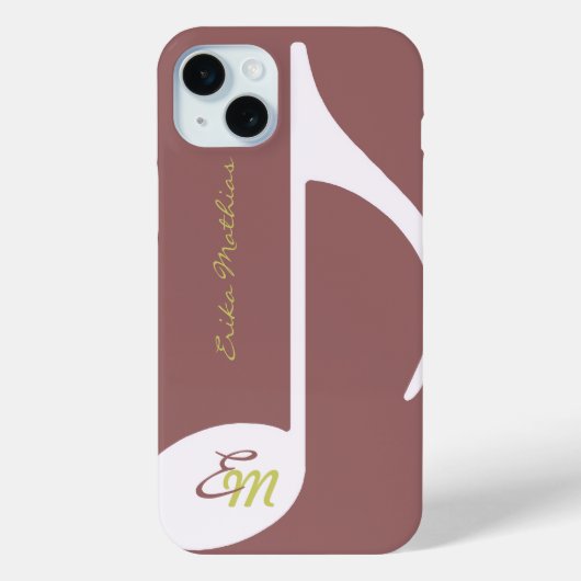 Coques Case-Mate iPhone note musicale féminine (Verso)