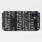 Coques Case-Mate iPhone note musicale grunge (Dos (Horizontal))