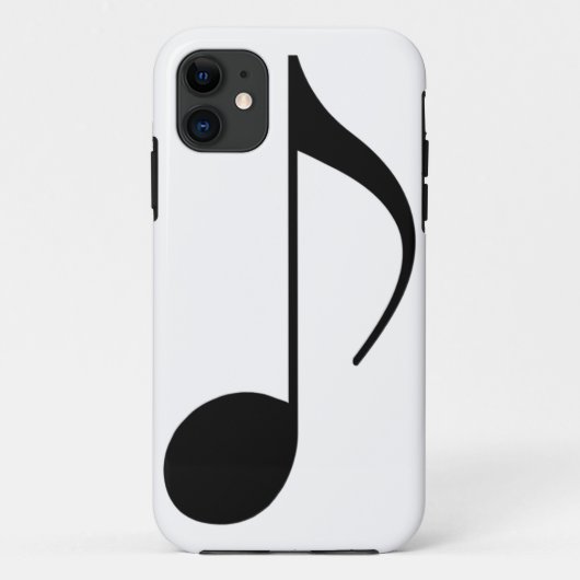 Coques Case-Mate iPhone note musicale noire (Dos)