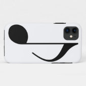 Coques Case-Mate iPhone note musicale noire (Dos (Horizontal))