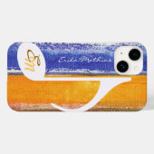 Coques Case-Mate iPhone note musicale personnalisable (Verso (horizontal))