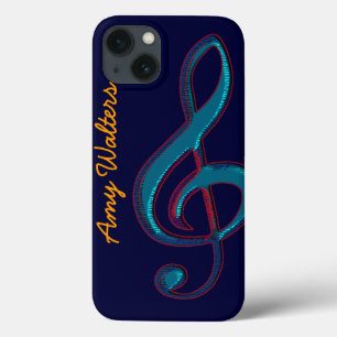 iPhone 13 Case note musicale personnalisée / clave