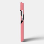Coques Case-Mate iPhone note musicale personnalisée rose (Verso / Gauche)