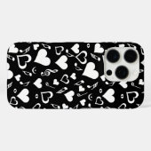 Coques Case-Mate iPhone Notes de coeur et de musique (Verso (horizontal))