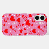 Coques Case-Mate iPhone Notes de coeur et de musique (Verso (horizontal))