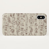 Coques Case-Mate iPhone Notes de musique (Dos (Horizontal))