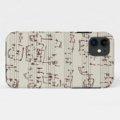 Coques Case-Mate iPhone Notes de musique (Dos (Horizontal))