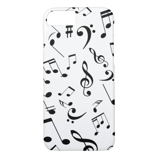 Coques Case-Mate iPhone Notes de musique 3 (Dos)