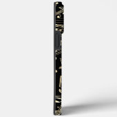 Coques Case-Mate iPhone Notes de musique Black and Gold (Verso / Droite)