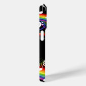 Coques Case-Mate iPhone Notes de musique blanc arc-en-ciel personnalisées (Verso / Droite)