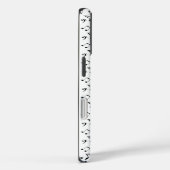 Coques Case-Mate iPhone notes de musique blanche (Verso / Droite)