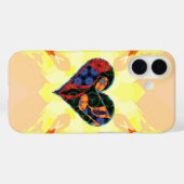 Coques Case-Mate iPhone Notes de musique Coeur à motifs (Verso (horizontal))