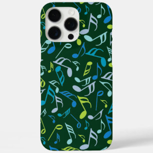 Coques iPhone 16 Pro Max Notes de musique colorée
