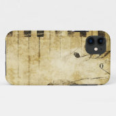 Coques Case-Mate iPhone Notes de musique de piano (Dos (Horizontal))