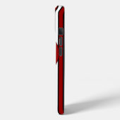 Coques Case-Mate iPhone Notes de musique de piano élégant en rouge noir et (Verso / Gauche)