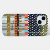 Coques Case-Mate iPhone notes de musique et rayures cool motif (Verso (horizontal))