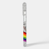 Coques Case-Mate iPhone Notes de musique noire sur Gray (Verso / Gauche)
