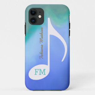 Coques Pour iPhone notes de musique pastel personnalisées