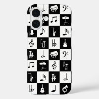 Notes et instruments de musique moderne et élégant