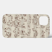 Coques Case-Mate iPhone Notes musicales (Verso (horizontal))