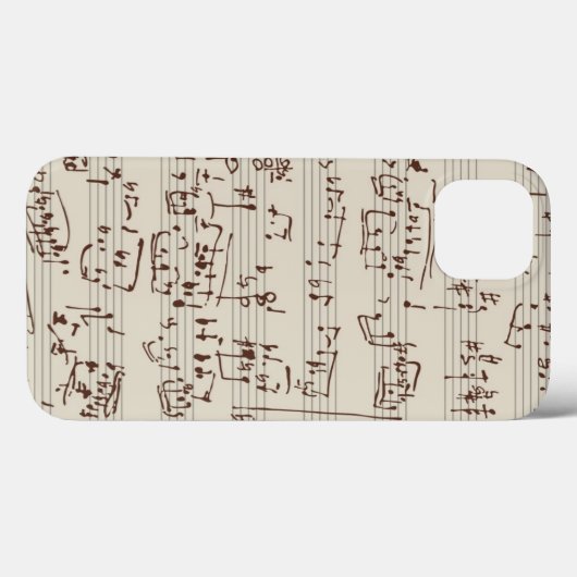 Coques Case-Mate iPhone Notes musicales (Verso (horizontal))